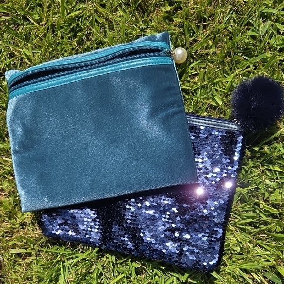 Ulta Sequin and Velvet Pouch Set - Picture 9 of 11